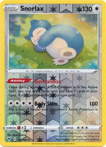 Snorlax 131/185 Vivid Voltage Reverse Holo Rare Pokemon Card TCG Kawaii Collector Snorlax 131/185 Vivid Voltage Reverse Holo Rare Pokemon Card TCG Kawaii Collector
