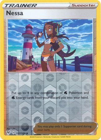 Nessa 157/185 Vivid Voltage Reverse Holo Uncommon Trainer Pokemon Card TCG Near Mint 