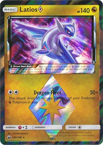 Latios Prism Star 108/168 SM Celestial Storm Rare Holo Pokemon Card TCG - Kawaii Collector
