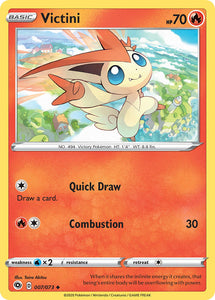 Victini 7/73 SWSH Champion's Path Uncommon Pokemon Card TCG Near Mint