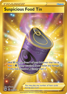 Suspicious Food Tin 80/73 SWSH Champion's Path Full Art Holo Hyper Rare Pokemon Card TCG Near Mint