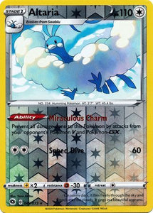 Altaria 49/73 SWSH Champion's Path Reverse Holo Rare Pokemon Card TCG Near Mint