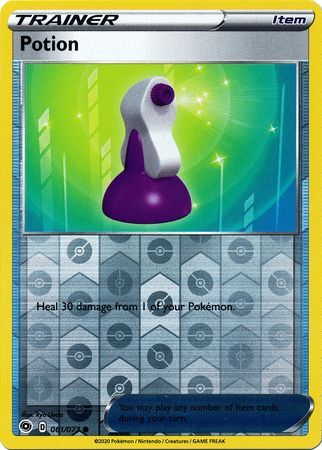 Potion 61/73 SWSH Champion's Path Reverse Holo Uncommon Trainer Pokemon Card TCG Near Mint