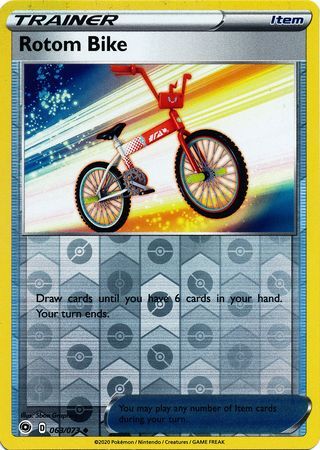 Rotom Bike 63/73 SWSH Champion's Path Reverse Holo Uncommon Trainer Pokemon Card TCG Near Mint