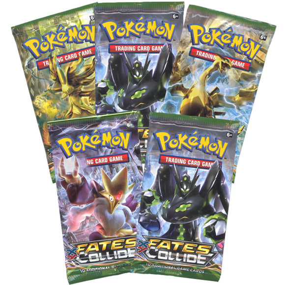 Fates Collide Booster Pack x 4 - XY Pokemon TCG