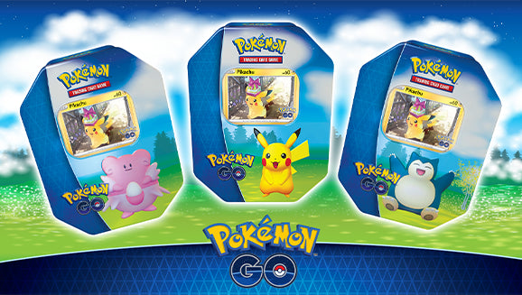 POKÉMON TCG Pokémon GO Gift Tin x3 (Full Set - Pikachu, Blissey & Snorlax)