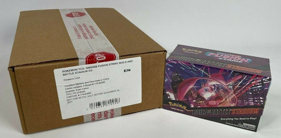Fusion Strike Build and Battle Box Stadium Case (x6 inside) Pokemon TCG - Sword and Shield 8