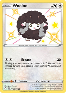 Wooloo SV103/SV122 SWSH Shining Fates Shiny Vault Pokemon Card TCG Near Mint 