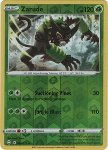 Zarude 16/72 Shining Fates Reverse Holo Rare Pokemon Card TCG Near Mint
