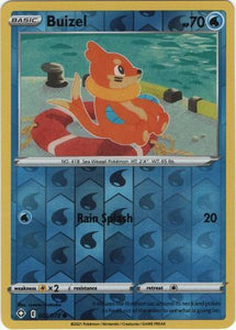 Buizel 22/72 Shining Fates Reverse Holo Common Pokemon Card TCG Near Mint