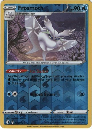 Frosmoth 30/72 Shining Fates Reverse Holo Rare Pokemon Card TCG Near Mint