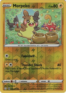 Morpeko 35/72 Shining Fates Reverse Holo Common Pokemon Card TCG Near Mint