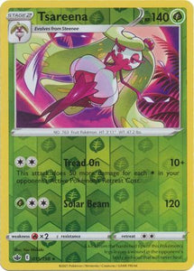 Tsareena 15/198 SWSH Chilling Reign Reverse Holo Rare Pokemon Card TCG Near Mint