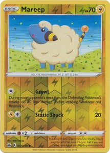 Mareep 47/198 SWSH Chilling Reign Reverse Holo Common Pokemon Card TCG Near Mint