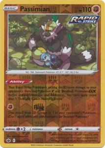 Passimian 88/198 SWSH Chilling Reign Reverse Holo Rare Pokemon Card TCG Near Mint