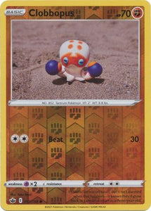 Clobbopus 91/198 SWSH Chilling Reign Reverse Holo Common Pokemon Card TCG Near Mint