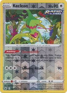 Kecleon 122/198 SWSH Chilling Reign Reverse Holo Rare Pokemon Card TCG Near Mint