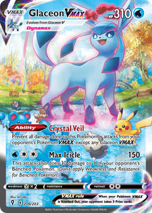 Glaceon VMAX 209/203 SWSH Evolving Skies Full Art Holo Hyper Rare Pokemon Card TCG Near Mint