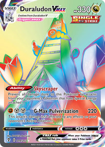 Duraludon VMAX 219/203 SWSH Evolving Skies Full Art Holo Hyper Rare Pokemon Card TCG Near Mint