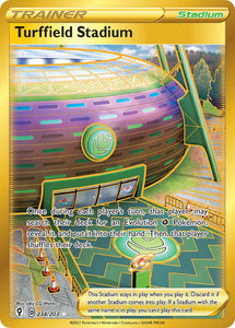 Turffield Stadium 234/203 SWSH Evolving Skies Full Art Holo Secret Rare Pokemon Card TCG Near Mint