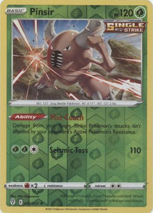 Pinsir 1/203 SWSH Evolving Skies Reverse Holo Rare Pokemon Card TCG Near Mint