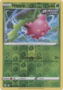 Hoppip 2/203 SWSH Evolving Skies Reverse Holo Common Pokemon Card TCG Near Mint