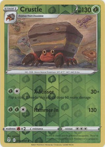 Crustle 12/203 SWSH Evolving Skies Reverse Holo Uncommon Pokemon Card Kawaii Collector Crustle 12/203 SWSH Evolving Skies Reverse Holo Uncommon Pokemon Card Kawaii Collector