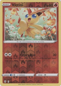 Victini 20/203 SWSH Evolving Skies Reverse Holo Rare Pokemon Card TCG Near Mint