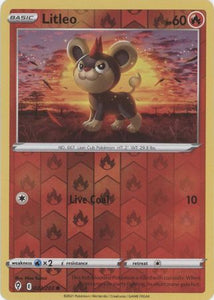 Litleo 22/203 SWSH Evolving Skies Reverse Holo Common Pokemon Card TCG Near Mint