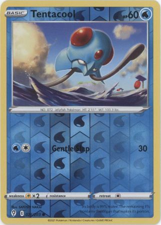 Tentacool 26/203 SWSH Evolving Skies Reverse Holo Common Pokemon Card TCG Near Mint