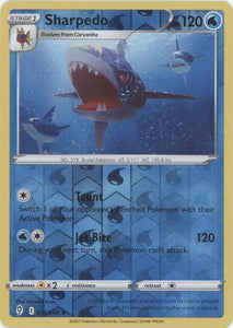 Sharpedo 36/203 SWSH Evolving Skies Reverse Holo Rare Pokemon Card TCG Near Mint