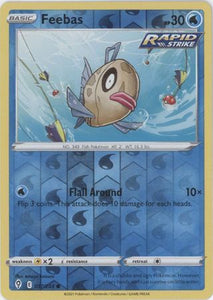 Feebas 37/203 SWSH Evolving Skies Reverse Holo Common Pokemon Card TCG Near Mint