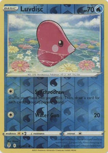 Luvdisc 39/203 SWSH Evolving Skies Reverse Holo Common Pokemon Card TCG Near Mint