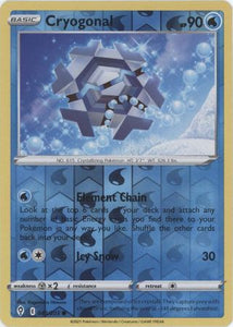 Cryogonal 43/203 SWSH Evolving Skies Reverse Holo Common Pokemon Card TCG Near Mint