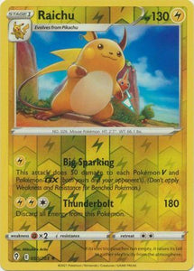 Raichu 50/203 SWSH Evolving Skies Reverse Holo Rare Pokemon Card TCG Near Mint