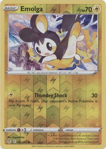 Emolga 57/203 SWSH Evolving Skies Reverse Holo Common Pokemon Card TCG Near Mint