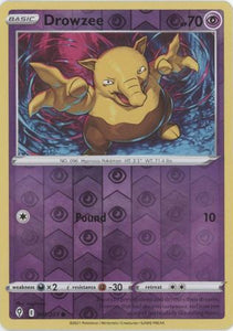 Drowzee 61/203 SWSH Evolving Skies Reverse Holo Common Pokemon Card TCG Near Mint