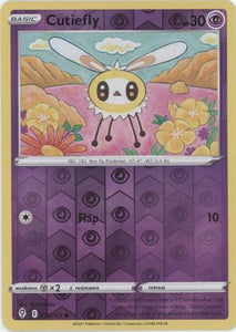 Cutiefly 78/203 SWSH Evolving Skies Reverse Holo Common Pokemon Card TCG Near Mint