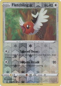 Fletchling 138/203 SWSH Evolving Skies Reverse Holo Common Pokemon Card TCG Near Mint