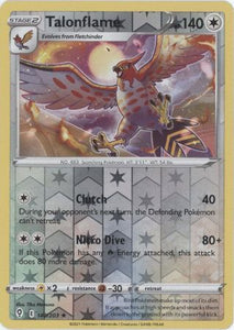 Talonflame 140/203 SWSH Evolving Skies Reverse Holo Rare Pokemon Card TCG Near Mint