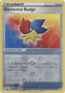 Elemental Badge 147/203 SWSH Evolving Skies Reverse Holo Uncommon Pokemon Card TCG Near Mint 