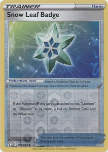 Snow Leaf Badge 159/203 SWSH Evolving Skies Reverse Holo Uncommon Pokemon Card TCG Near Mint 