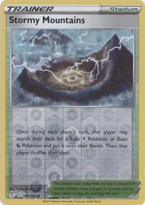 Stormy Mountains 161/203 SWSH Evolving Skies Reverse Holo Uncommon Pokemon Card TCG Near Mint