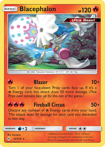 Blacephelon 32/214 SM Unbroken Bonds Rare Pokemon Card TCG Near Mint Pack Fresh