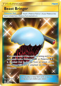 Beast Bringer 229/214 SM Unbroken Bonds Holo Secret Rare Gold Full Art Trainer Pokemon Card TCG