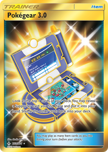 Pokegear 3.0 233/214 SM Unbroken Bonds Holo Secret Rare Gold Full Art Kawaii Collector Pokegear 3.0 233/214 SM Unbroken Bonds Holo Secret Rare Gold Full Art Kawaii Collector
