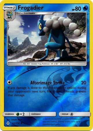 Frogadier 52/214 SM Unbroken Bonds Reverse Holo Uncommon Pokemon Card Kawaii Collector Frogadier 52/214 SM Unbroken Bonds Reverse Holo Uncommon Pokemon Card Kawaii Collector