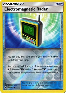 Electromagnetic Radar 169/214 SM Unbroken Bonds Reverse Holo Uncommon Trainer Pokemon Card TCG