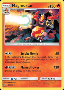 Magmortar 22/236 SM Unified Minds Rare Pokemon Card TCG kawaii collector australia