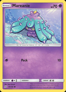 Mareanie 96/236 SM Unified Minds Common Pokemon Card TCG kawaii collector australia